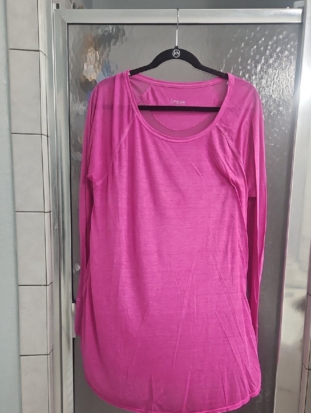 Calvin Klein Hot Pink Performance Top